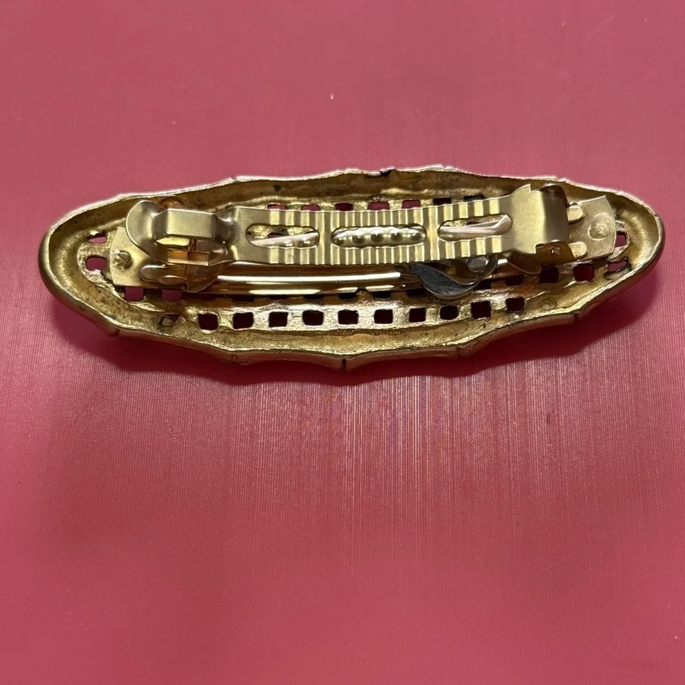 Gold Barrette NWT